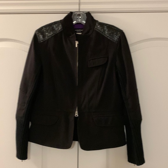 2 for $75 - Lovely black jacket in good used condition - Picture 1 of 9